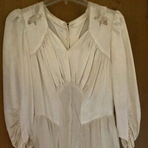 Vintage 1945 Ivory Wedding Gown